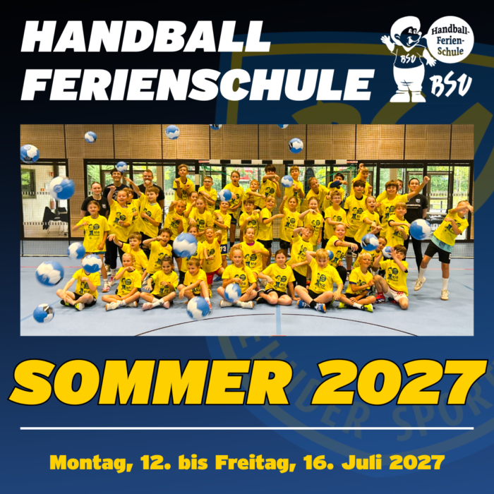 Handball-Ferienschule Sommer 2027