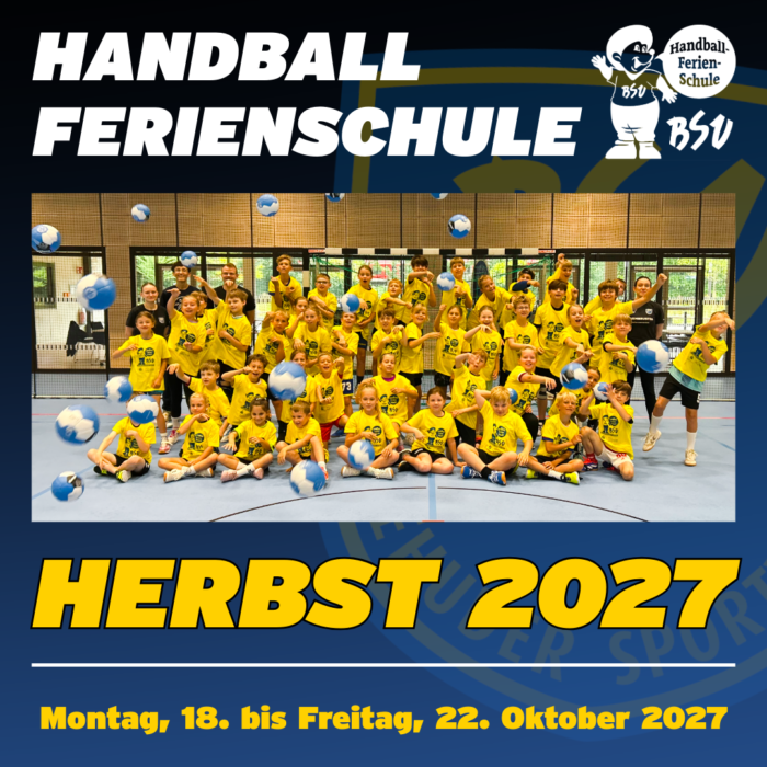 Handball-Ferienschule Herbst 2027