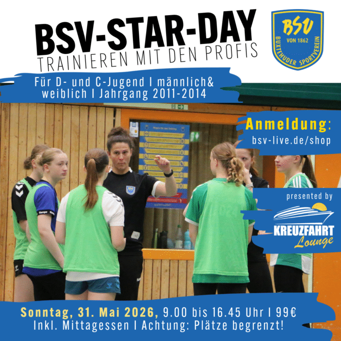 BSV-STAR-DAY 2026 - Trainiere mit den Profis