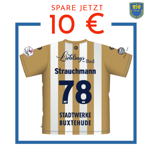 Offizielles Fan-Trikot: Gold/Weiß (Tor) – Bild 2